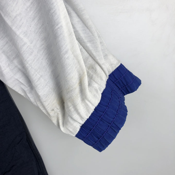 80'S Adidas Nylon Jacket, Men's M Size, Vintage polyamide blue type Vintage Second Hand