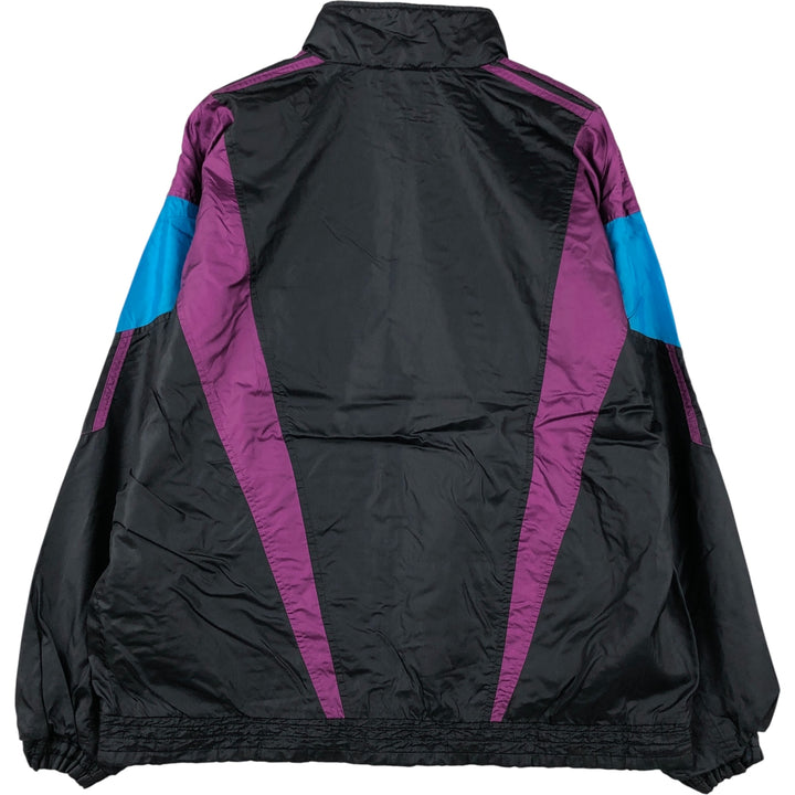 80'S Adidas Nylon Jacket, Men's M Size, Vintage polyamide black type Vintage Second Hand
