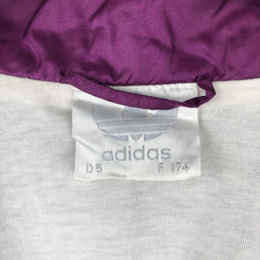 80'S Adidas Nylon Jacket, Men's M Size, Vintage polyamide black type Vintage Second Hand