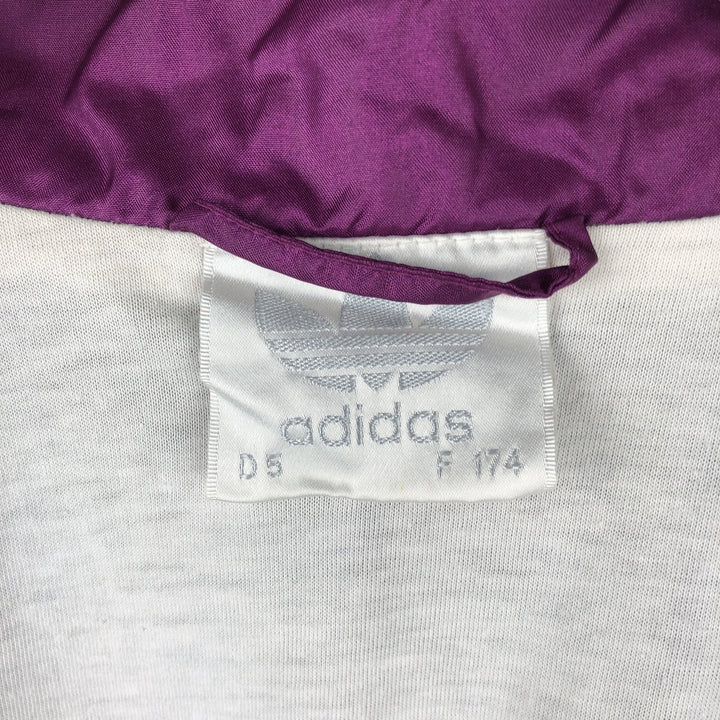 80'S Adidas Nylon Jacket, Men's M Size, Vintage polyamide black type Vintage Second Hand