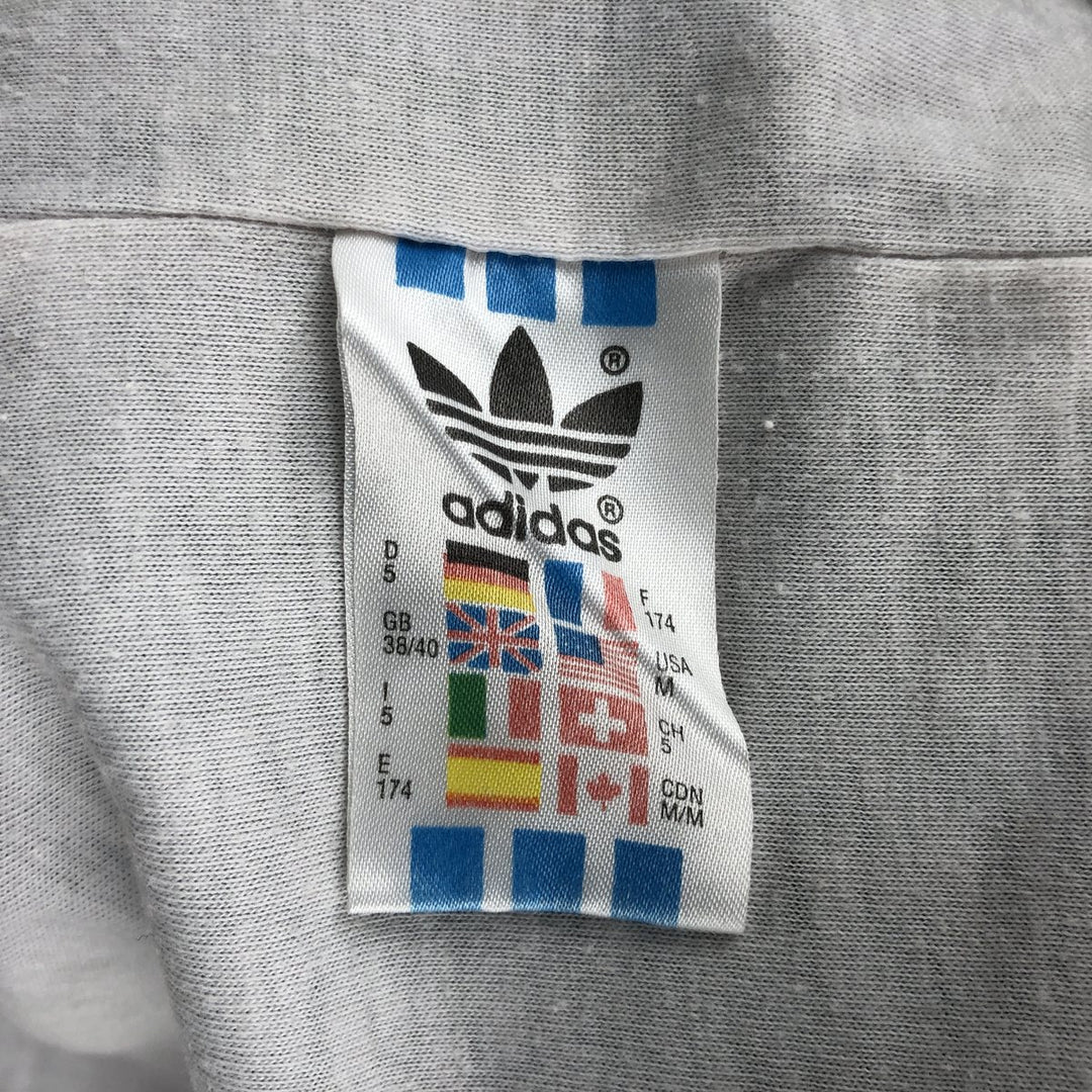 80'S Adidas Nylon Jacket, Men's M Size, Vintage polyamide black type Vintage Second Hand