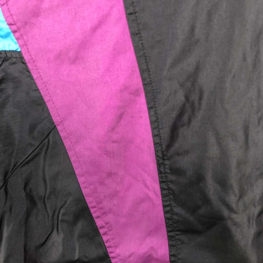80'S Adidas Nylon Jacket, Men's M Size, Vintage polyamide black type Vintage Second Hand