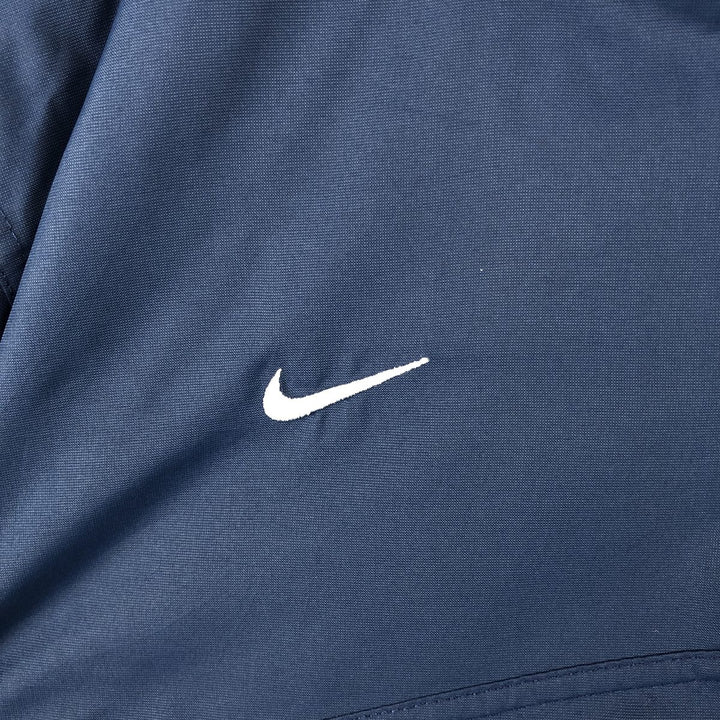 2000'S Nike Team MLB New York Yankees Half-Zip Hooded Warm-Up Pullover, Men's XL polyester navy blue type Vintage Second Hand
