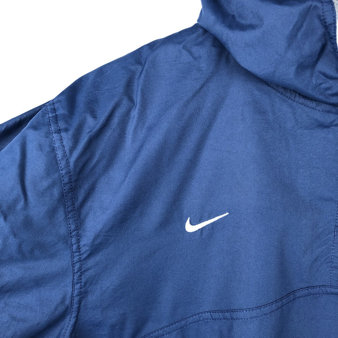 2000'S Nike Team MLB New York Yankees Half-Zip Hooded Warm-Up Pullover, Men's XL polyester navy blue type Vintage Second Hand