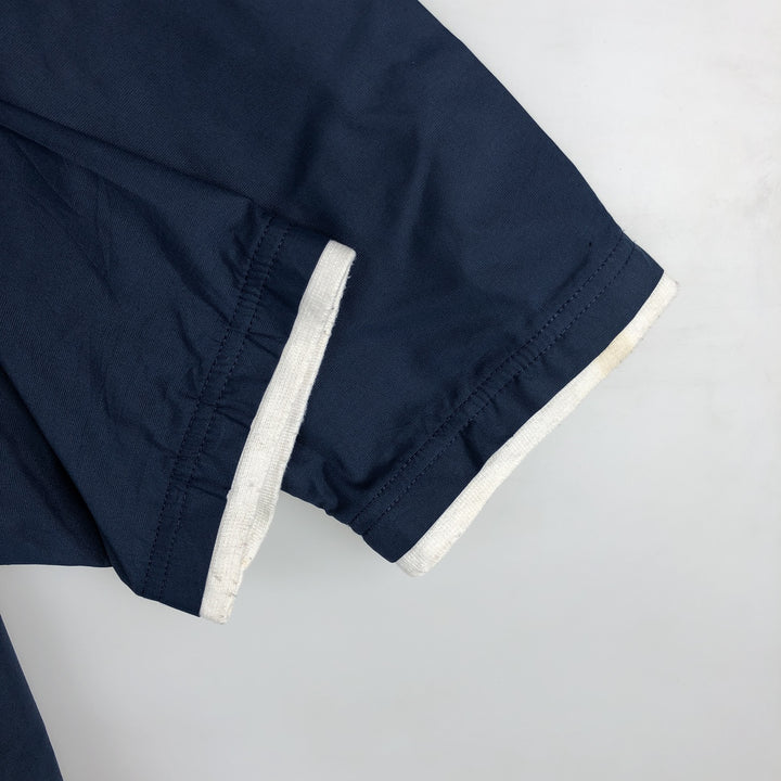 2000'S Nike Team MLB New York Yankees Half-Zip Hooded Warm-Up Pullover, Men's XL polyester navy blue type Vintage Second Hand