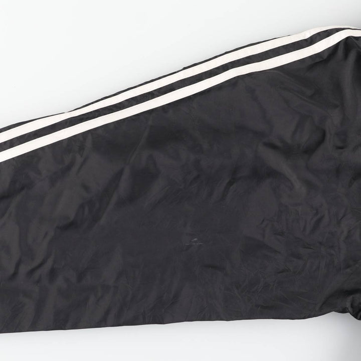 90s-00'S Adidas nylon hoodie, men's size L Nylon black type Vintage Second Hand