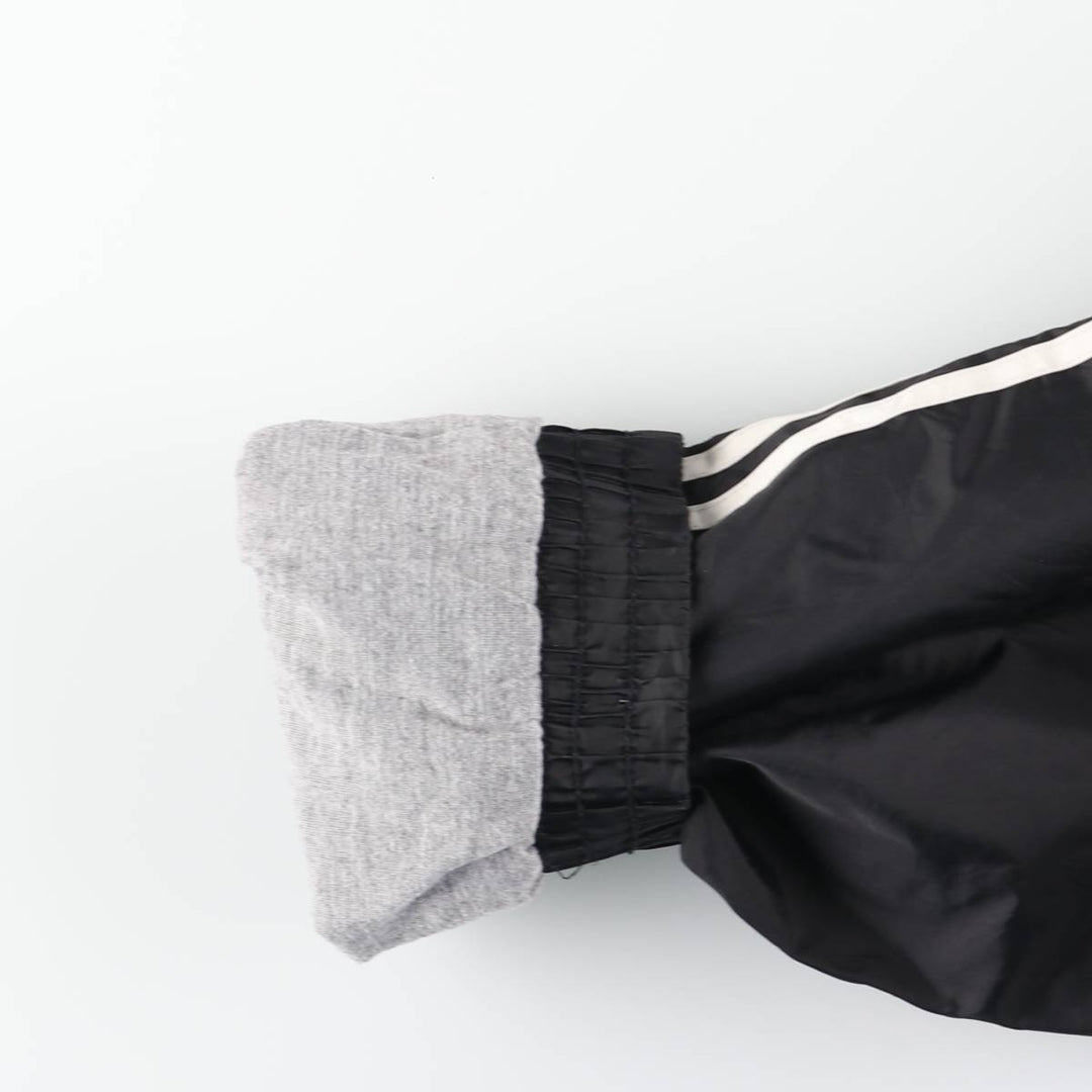 90s-00'S Adidas nylon hoodie, men's size L Nylon black type Vintage Second Hand