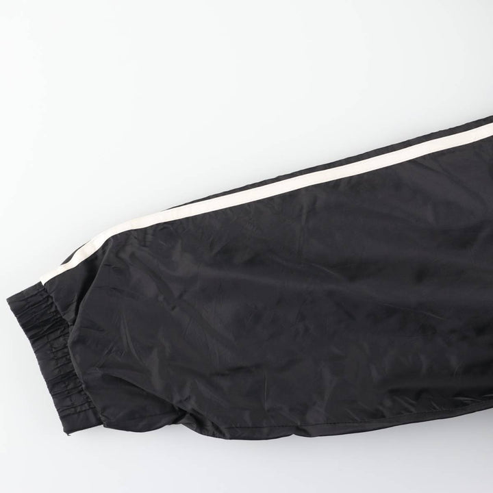 90s-00'S Adidas nylon hoodie, men's size L Nylon black type Vintage Second Hand