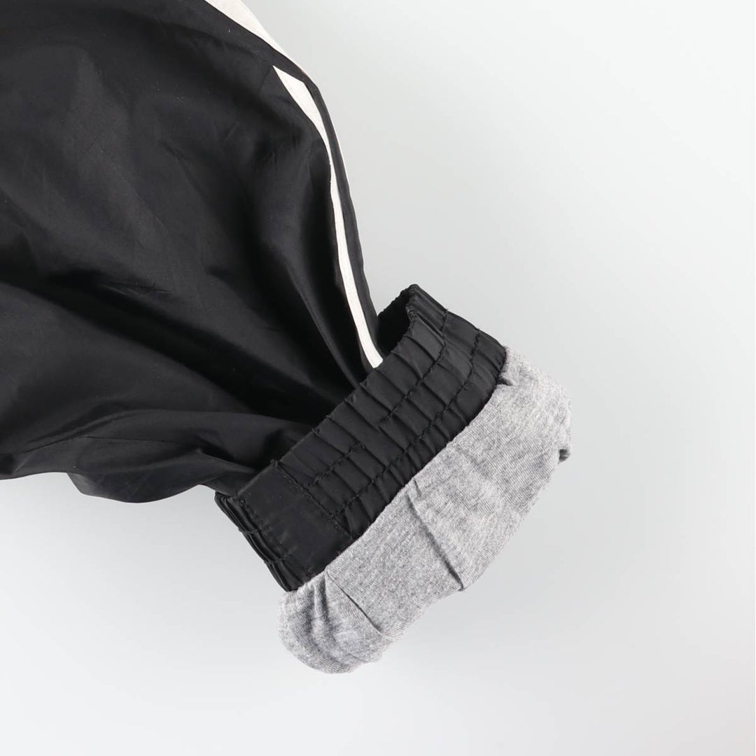 90s-00'S Adidas nylon hoodie, men's size L Nylon black type Vintage Second Hand
