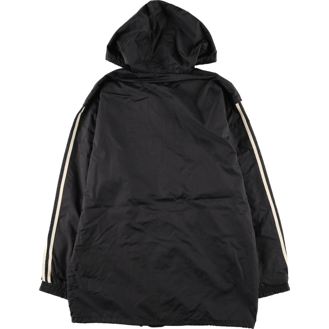 Vintage 80s-90'S Adidas nylon hoodie, size S, men's Nylon black type Vintage Second Hand