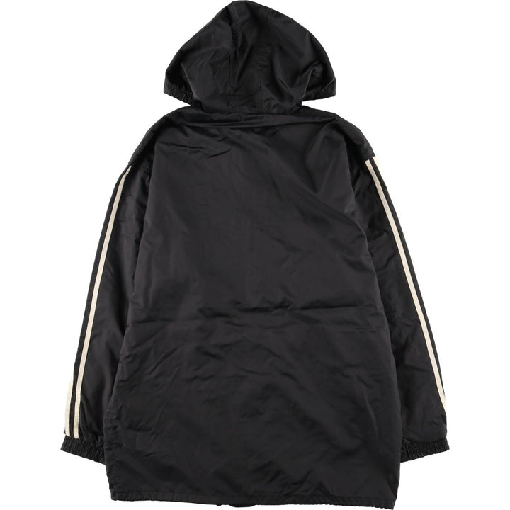 Vintage 80s-90'S Adidas nylon hoodie, size S, men's Nylon black type Vintage Second Hand
