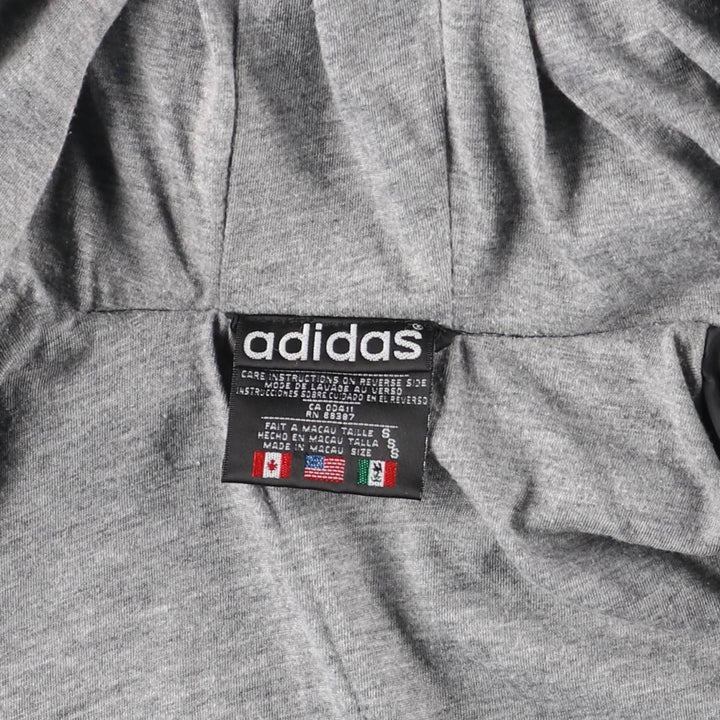 Vintage 80s-90'S Adidas nylon hoodie, size S, men's Nylon black type Vintage Second Hand