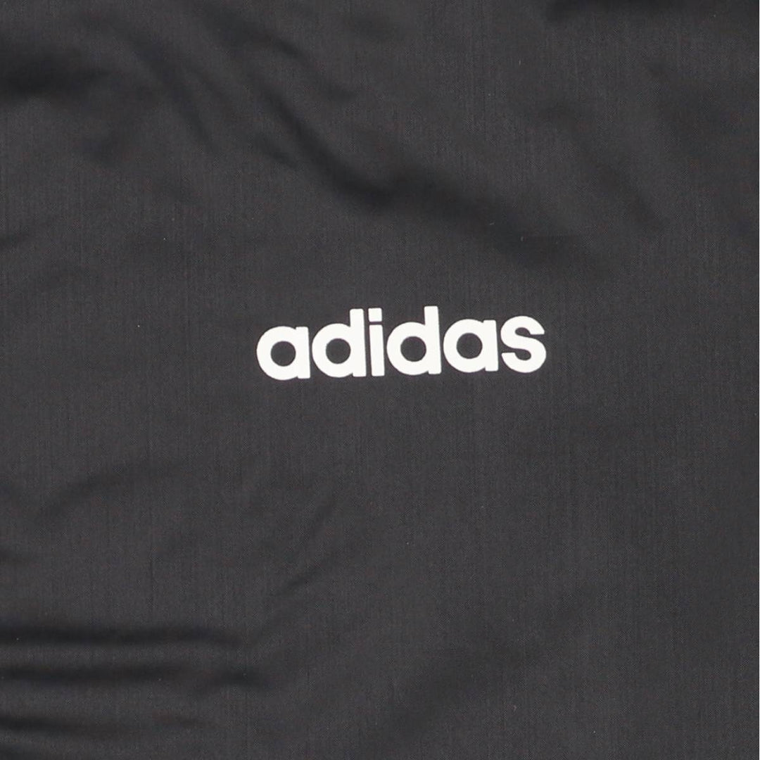 Vintage 80s-90'S Adidas nylon hoodie, size S, men's Nylon black type Vintage Second Hand