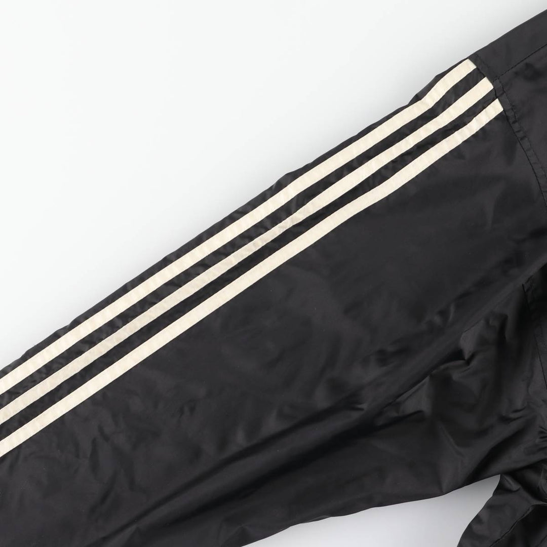 Vintage 80s-90'S Adidas nylon hoodie, size S, men's Nylon black type Vintage Second Hand
