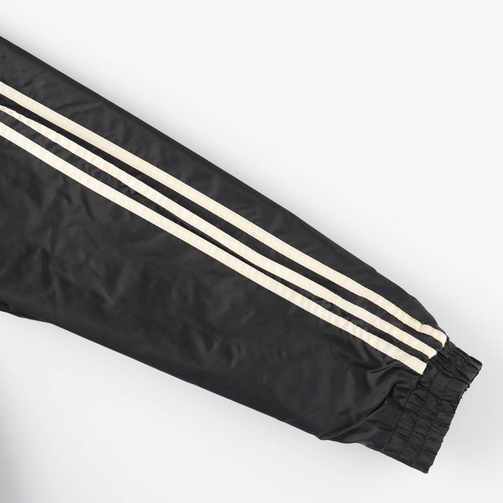 Vintage 80s-90'S Adidas nylon hoodie, size S, men's Nylon black type Vintage Second Hand