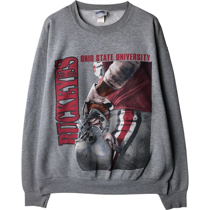 Vintage Ohio State CSA College Sweatshirt, Size L, Made in USA, Ohio State University. cotton gray type Vintage Second Hand