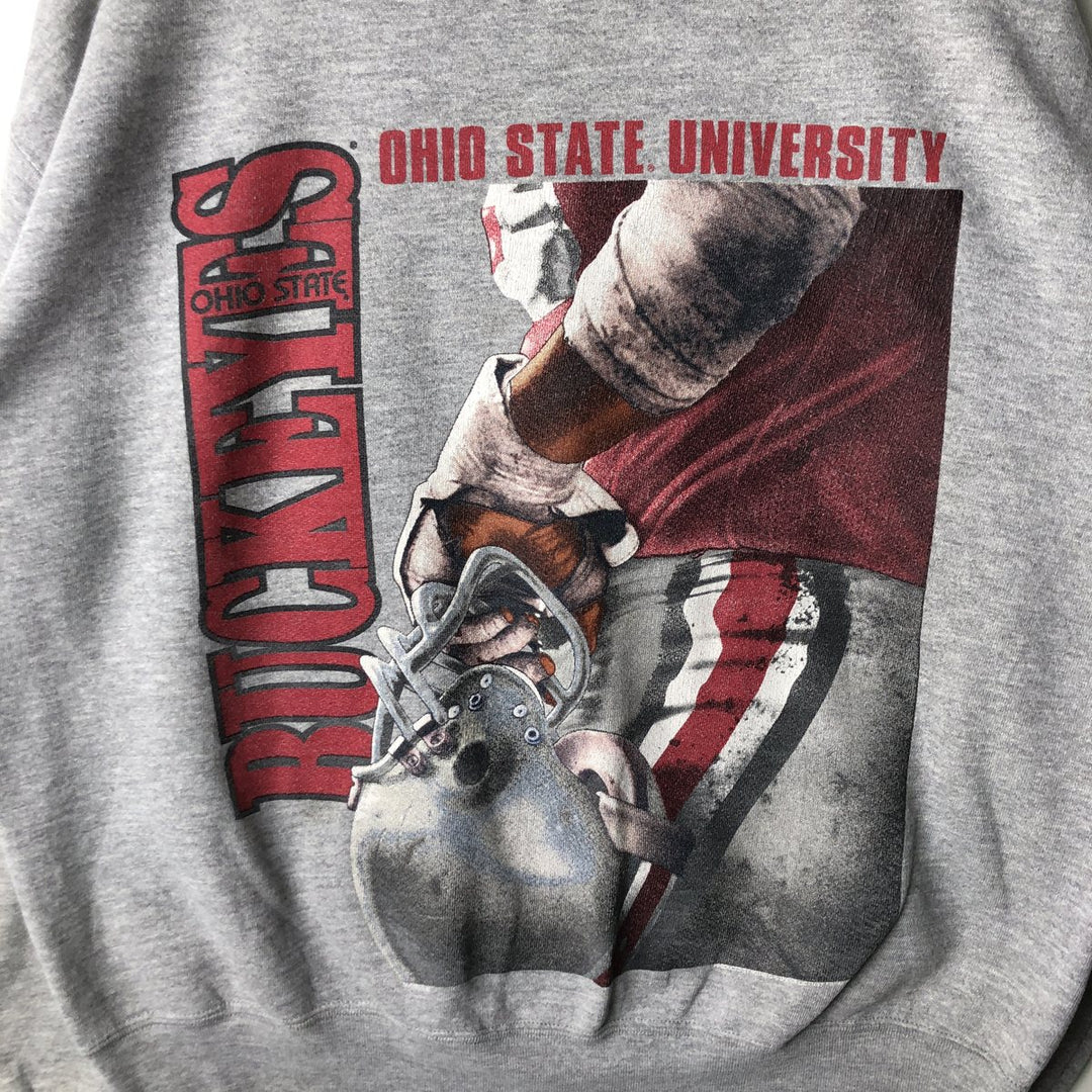 Vintage Ohio State CSA College Sweatshirt, Size L, Made in USA, Ohio State University. cotton gray type Vintage Second Hand