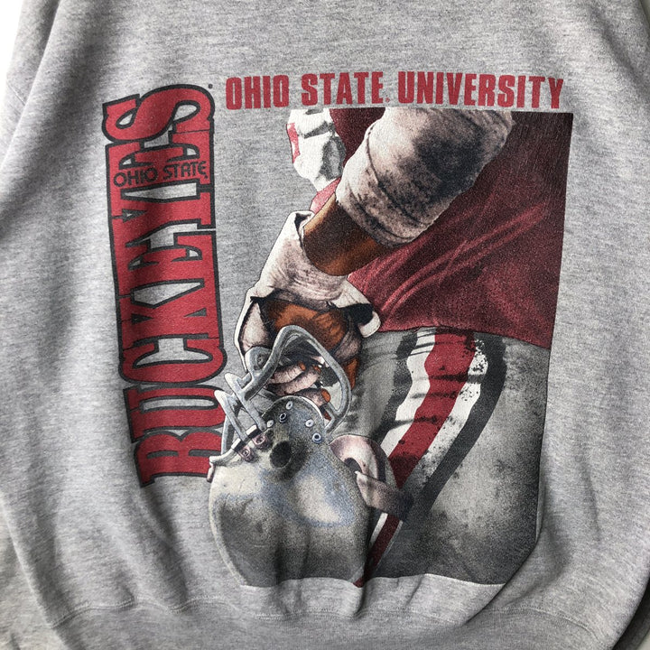 Vintage Ohio State CSA College Sweatshirt, Size L, Made in USA, Ohio State University. cotton gray type Vintage Second Hand
