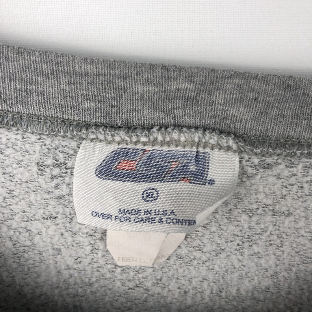 Vintage 90'S CSA Dallas Cowboys Print Sweatshirt, Made in USA, Men's Size XL cotton gray type Vintage Second Hand
