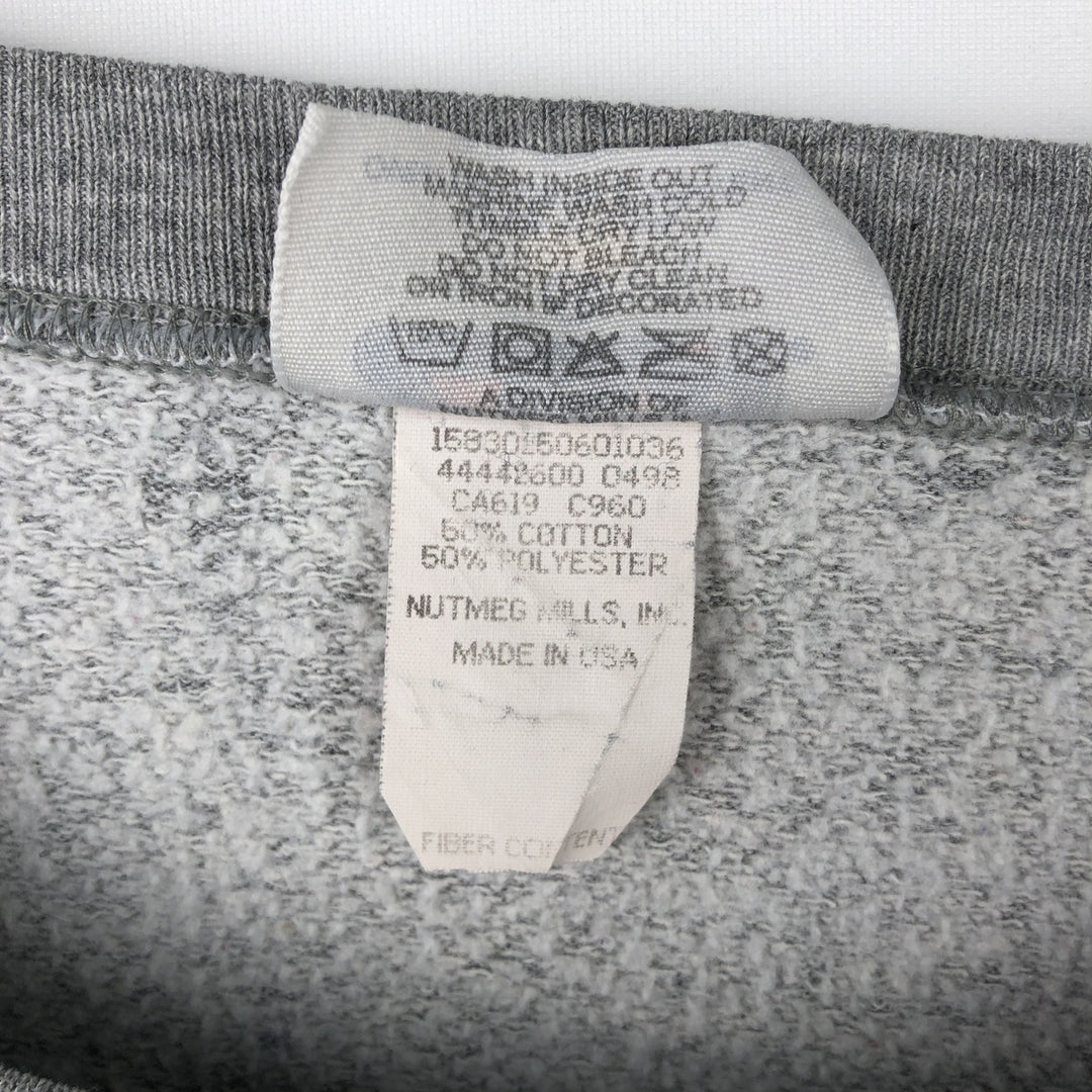 Vintage 90'S CSA Dallas Cowboys Print Sweatshirt, Made in USA, Men's Size XL cotton gray type Vintage Second Hand