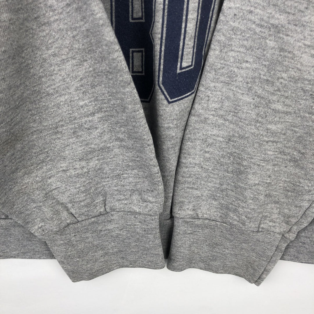 Vintage 90'S CSA Dallas Cowboys Print Sweatshirt, Made in USA, Men's Size XL cotton gray type Vintage Second Hand