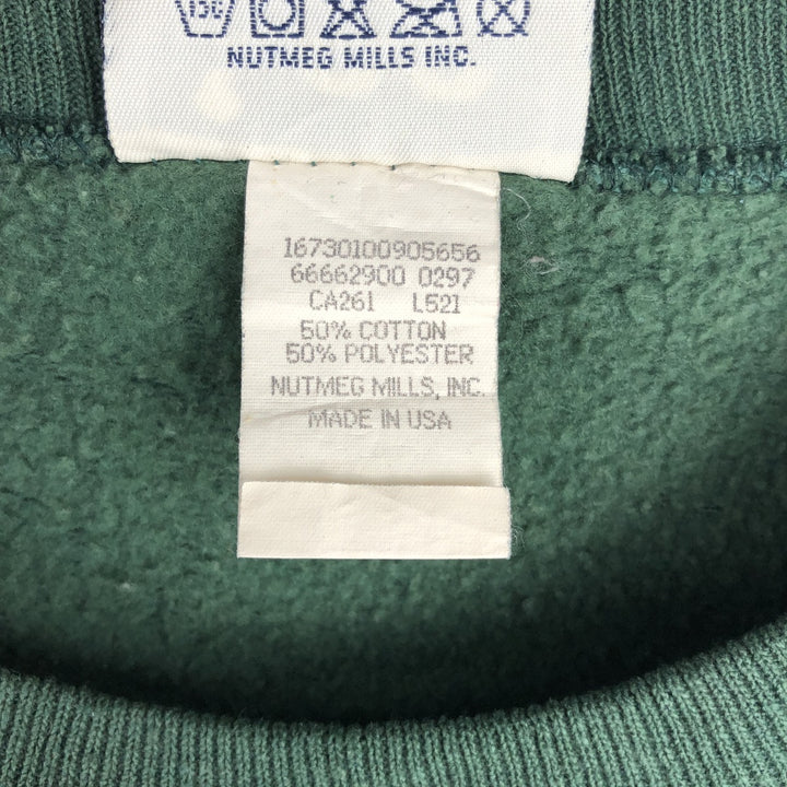 Vintage 90'S Lee SPORT NFL Green Bay Packers Print Sweatshirt, Made in USA, Men's Size XL cotton Green type dark green Vintage Second Hand