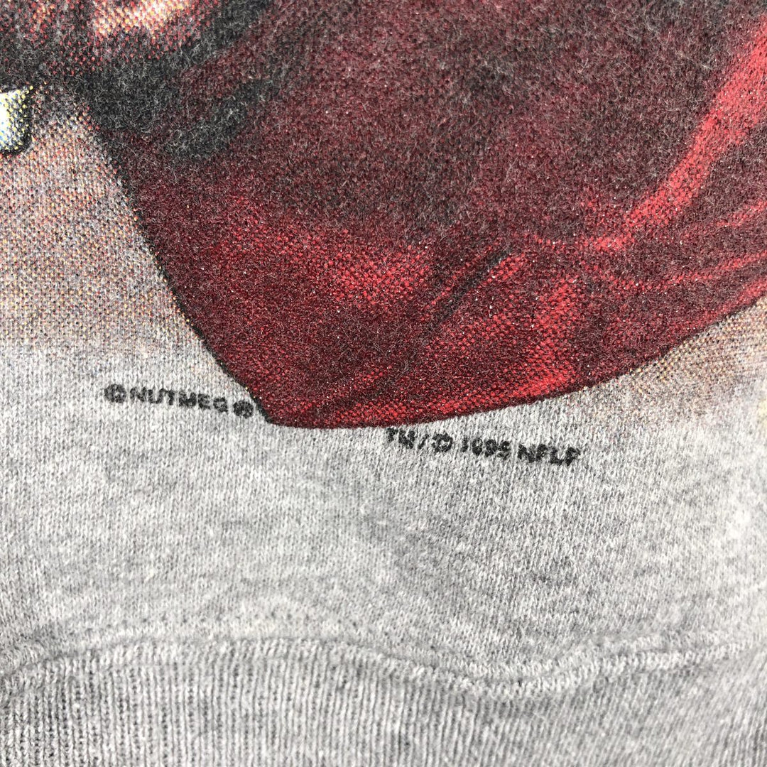 90'S Lee SPORT NFL Washington Redskins Print Sweatshirt, Made in USA, Men's XXL cotton gray type Vintage Second Hand