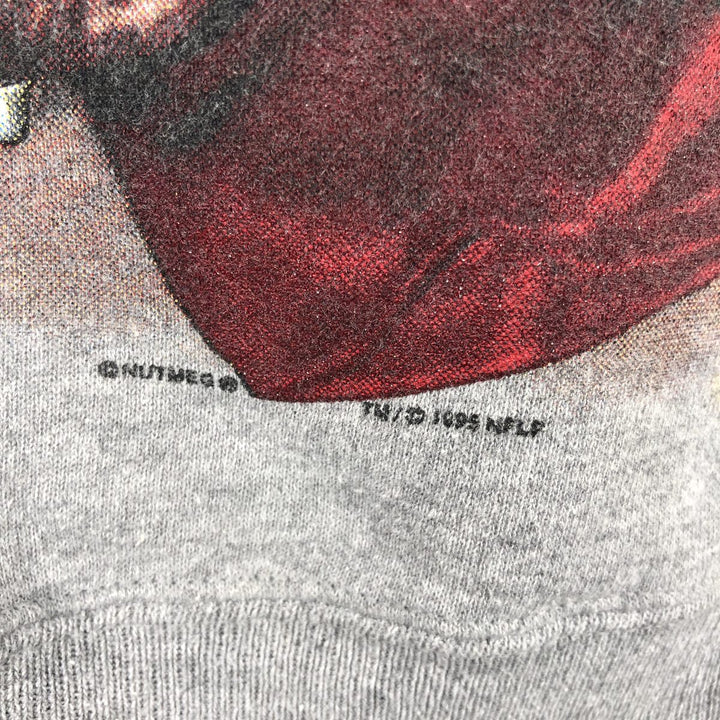 90'S Lee SPORT NFL Washington Redskins Print Sweatshirt, Made in USA, Men's XXL cotton gray type Vintage Second Hand