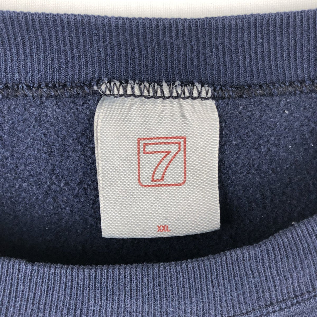 Vintage '90'S Logo Seven NFL Dallas Cowboys Print Sweatshirt, Men's XXL unclear navy blue type Vintage Second Hand