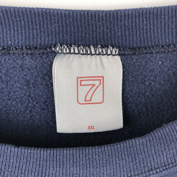 Vintage '90'S Logo Seven NFL Dallas Cowboys Print Sweatshirt, Men's XXL unclear navy blue type Vintage Second Hand
