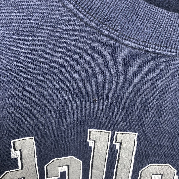 Vintage '90'S Logo Seven NFL Dallas Cowboys Print Sweatshirt, Men's XXL unclear navy blue type Vintage Second Hand