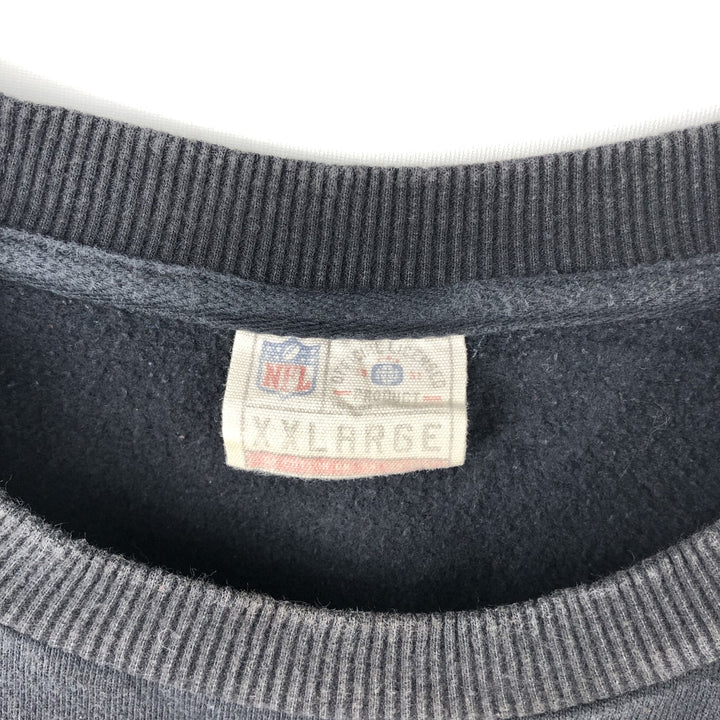 NFL LAS VEGAS RAIDERS Print Sweatshirt, Men's XXL cotton black type Vintage Second Hand
