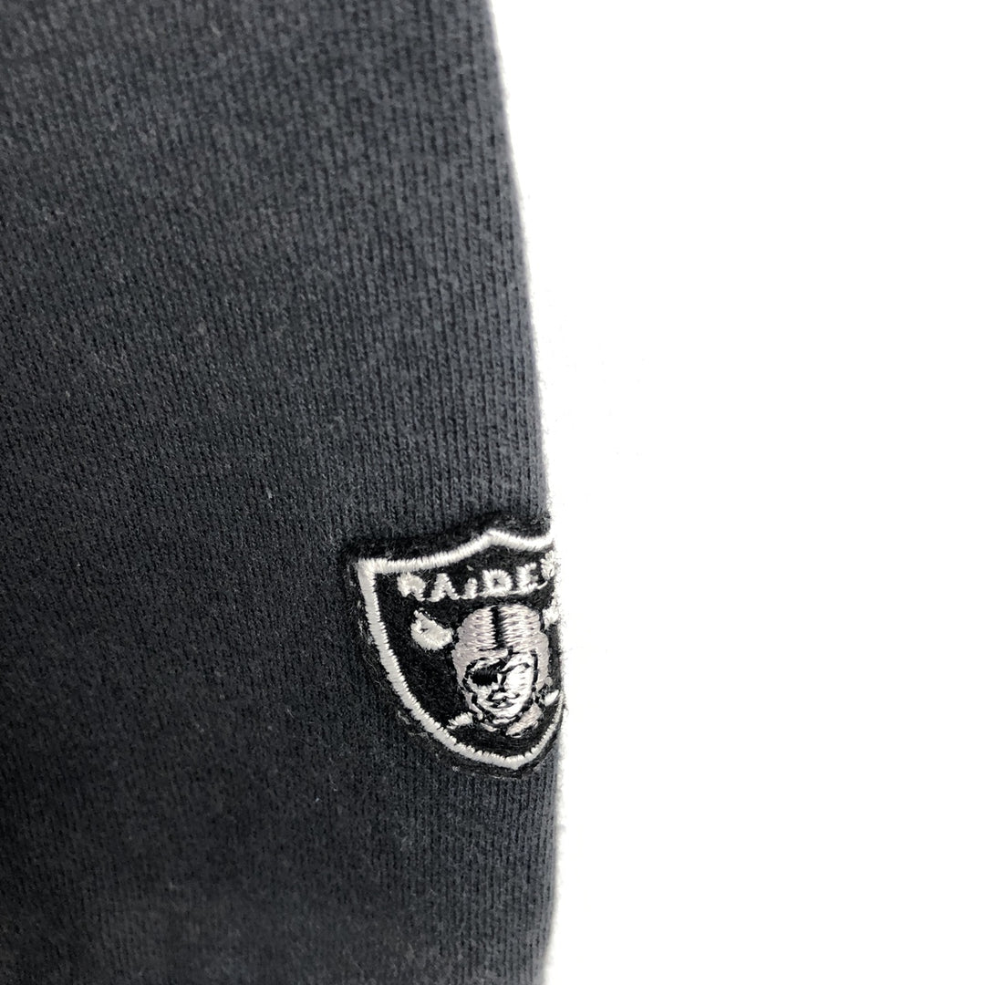 NFL LAS VEGAS RAIDERS Print Sweatshirt, Men's XXL cotton black type Vintage Second Hand
