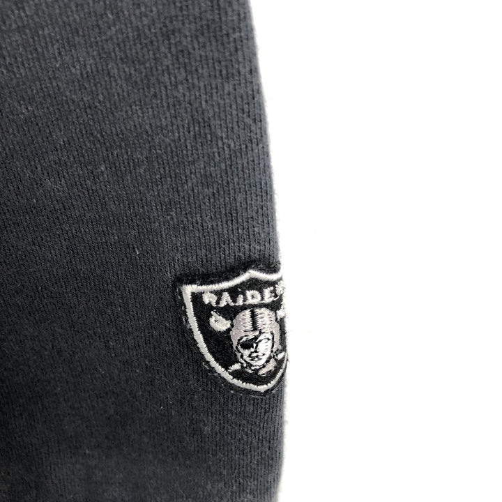 NFL LAS VEGAS RAIDERS Print Sweatshirt, Men's XXL cotton black type Vintage Second Hand