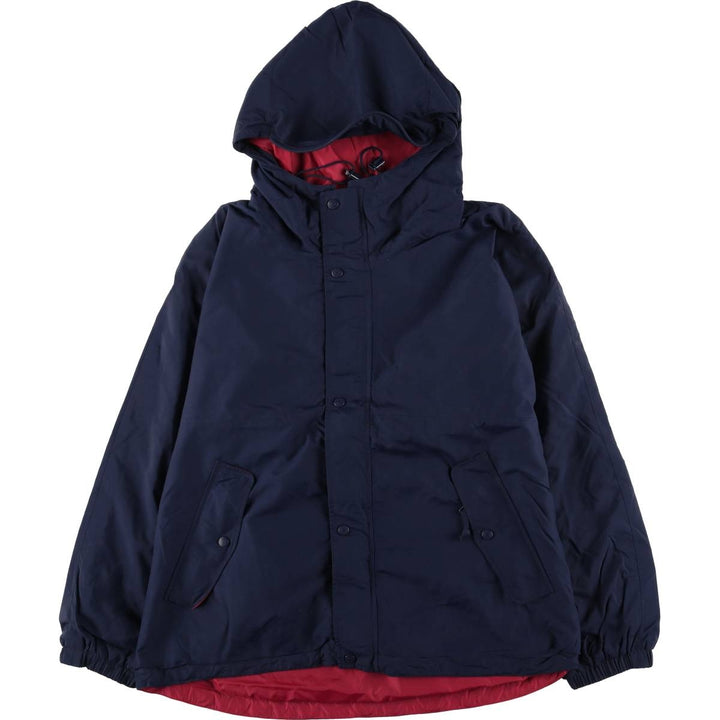 Eddie Bauer Mountain Parka Shell Jacket, Men's Size L Nylon navy blue type Vintage Second Hand