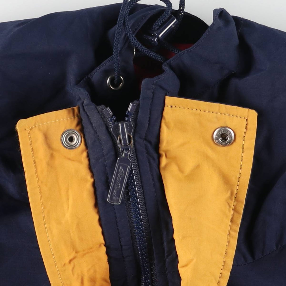 Eddie Bauer Mountain Parka Shell Jacket, Men's Size L Nylon navy blue type Vintage Second Hand