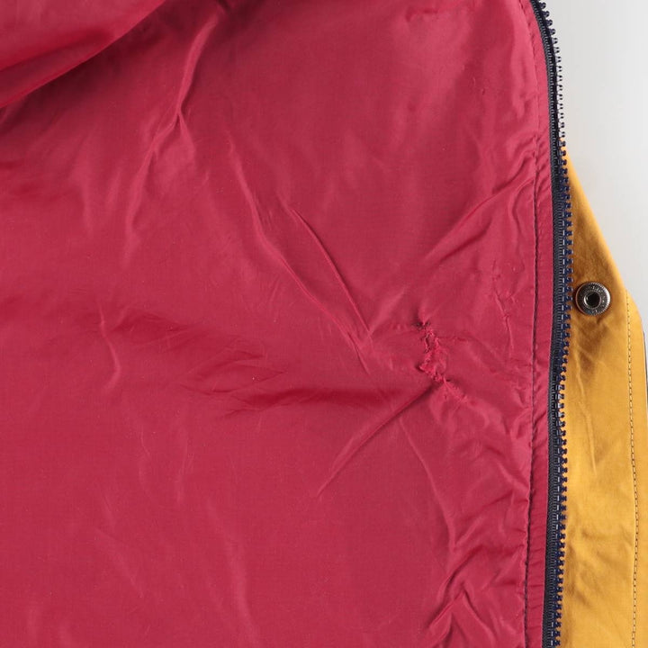 Eddie Bauer Mountain Parka Shell Jacket, Men's Size L Nylon navy blue type Vintage Second Hand