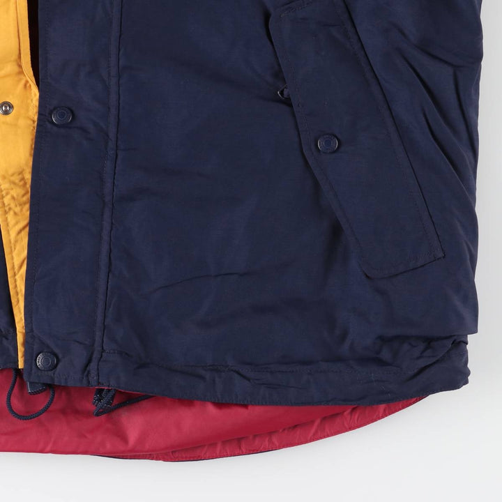 Eddie Bauer Mountain Parka Shell Jacket, Men's Size L Nylon navy blue type Vintage Second Hand