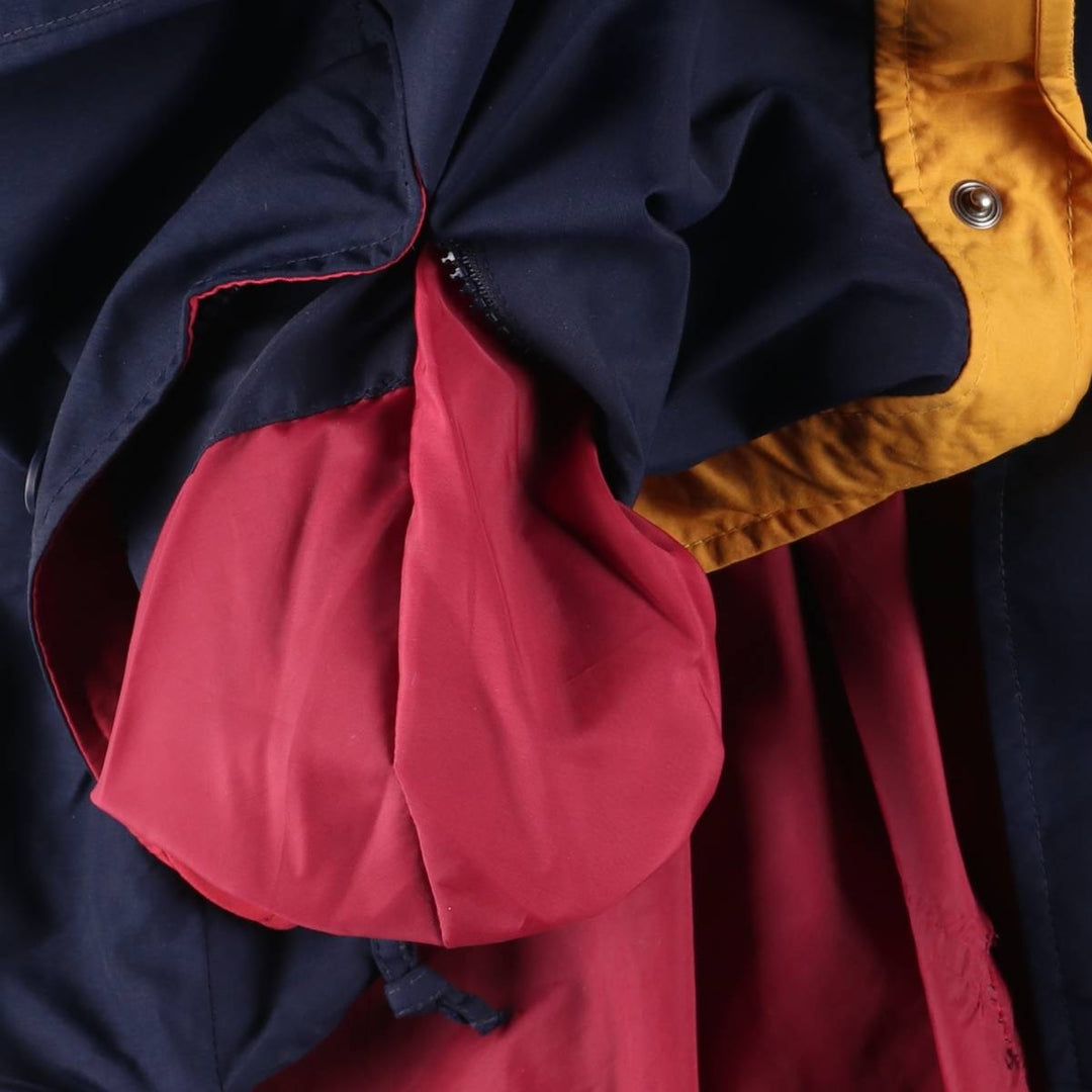 Eddie Bauer Mountain Parka Shell Jacket, Men's Size L Nylon navy blue type Vintage Second Hand