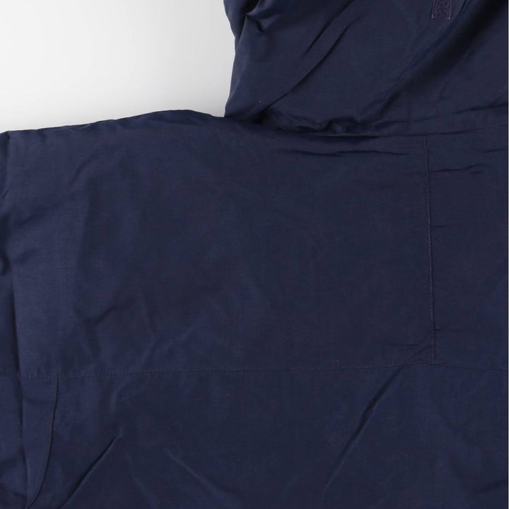 Eddie Bauer Mountain Parka Shell Jacket, Men's Size L Nylon navy blue type Vintage Second Hand