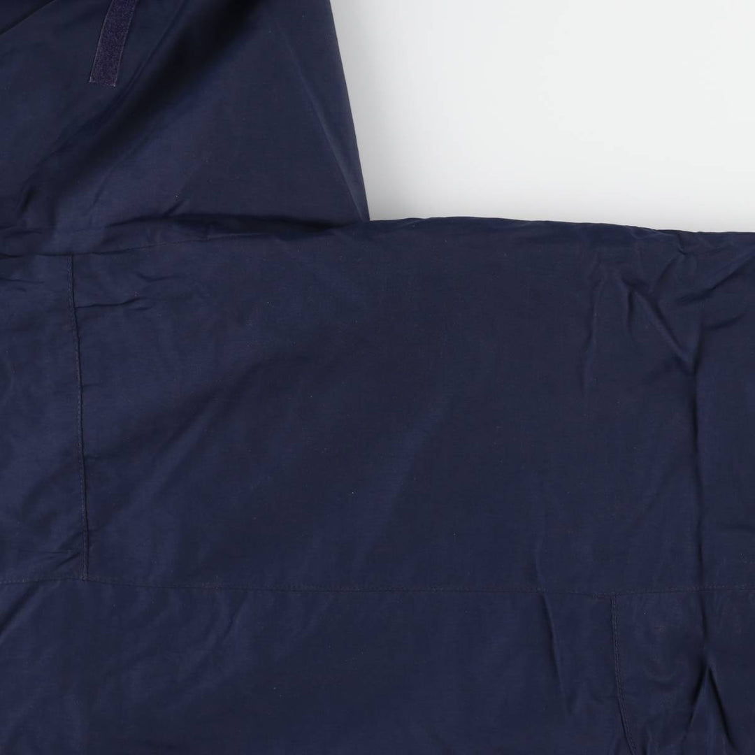 Eddie Bauer Mountain Parka Shell Jacket, Men's Size L Nylon navy blue type Vintage Second Hand