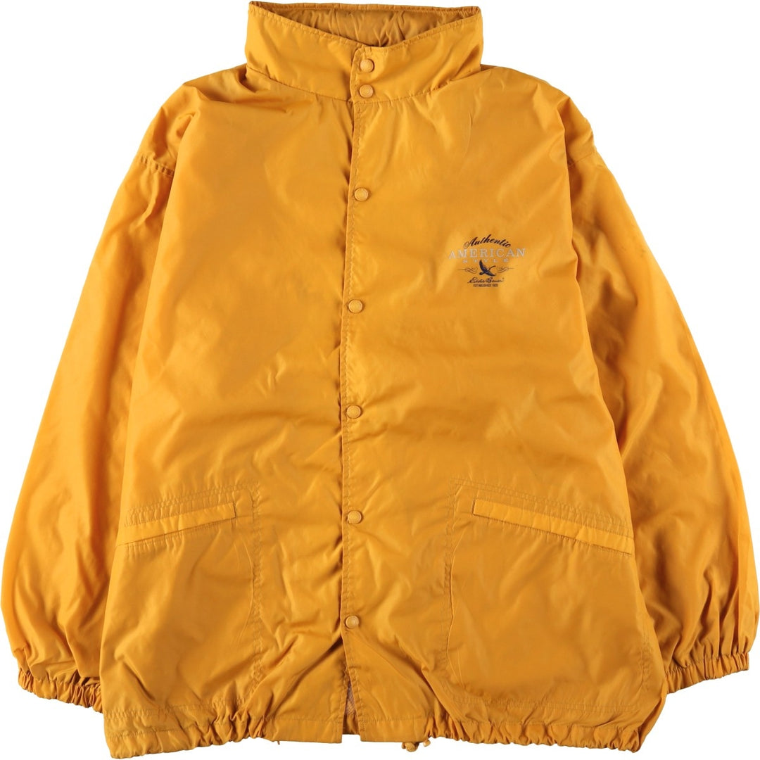 Eddie Bauer Nylon Jacket, Men's XL Nylon yellow type Vintage Second Hand