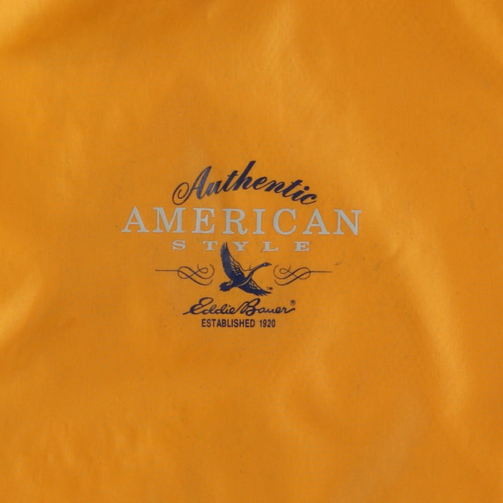 Eddie Bauer Nylon Jacket, Men's XL Nylon yellow type Vintage Second Hand