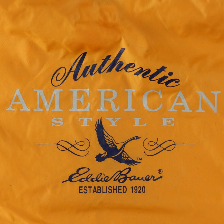 Eddie Bauer Nylon Jacket, Men's XL Nylon yellow type Vintage Second Hand