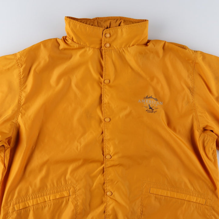 Eddie Bauer Nylon Jacket, Men's XL Nylon yellow type Vintage Second Hand