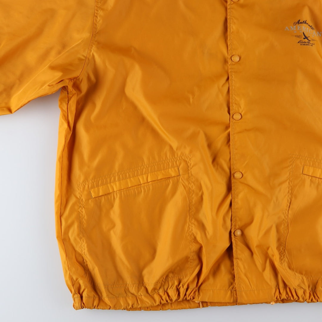 Eddie Bauer Nylon Jacket, Men's XL Nylon yellow type Vintage Second Hand