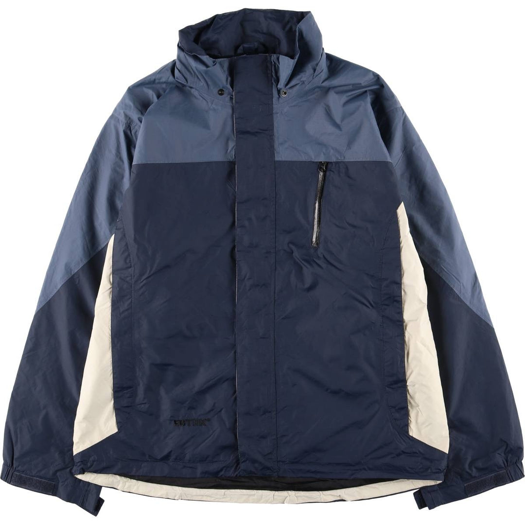 90s-00'S Eddie Bauer EBTEK Ripstop Mountain Jacket, Men's Size L Nylon navy blue type Vintage Second Hand