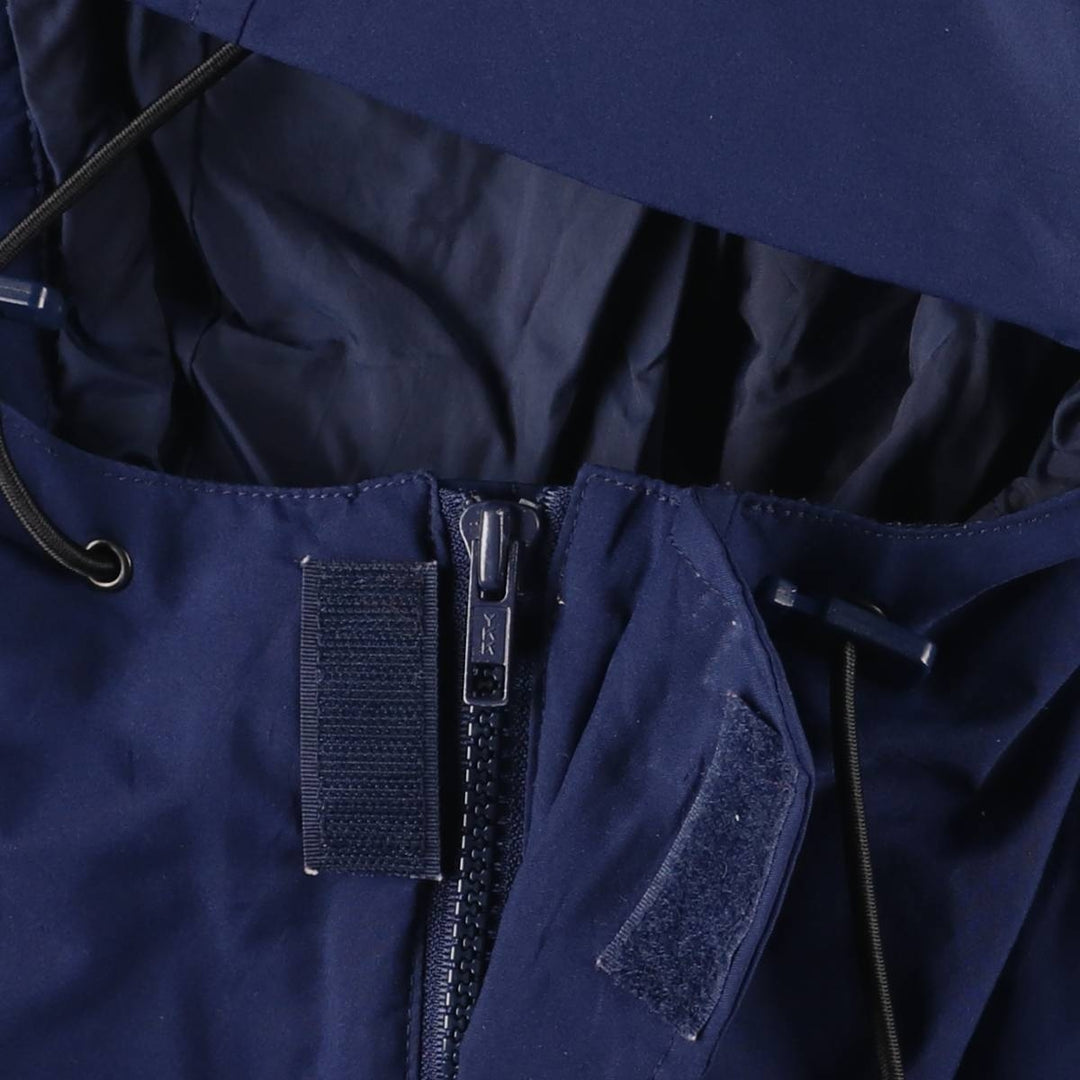 2000'S Eddie Bauer GORE-TEX Mountain Parka Shell Jacket, Men's XL polyester Navy blue Vintage Second Hand