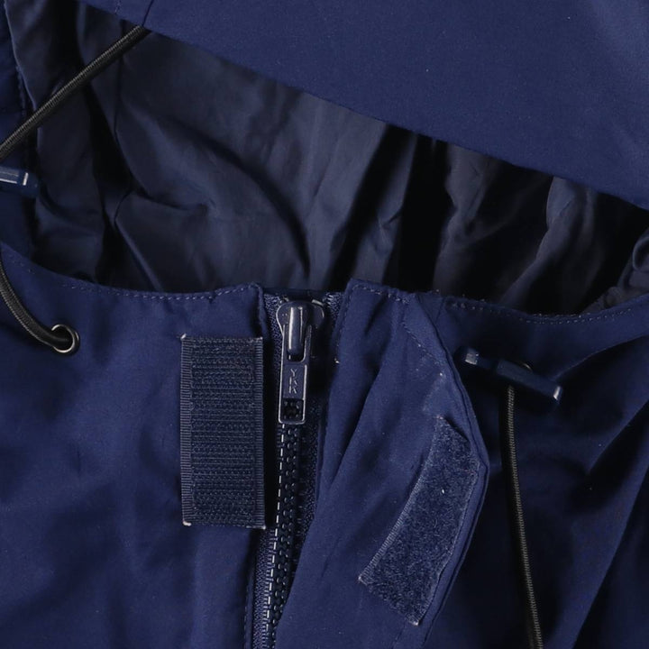 2000'S Eddie Bauer GORE-TEX Mountain Parka Shell Jacket, Men's XL polyester Navy blue Vintage Second Hand