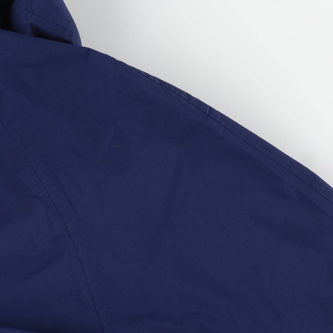 2000'S Eddie Bauer GORE-TEX Mountain Parka Shell Jacket, Men's XL polyester Navy blue Vintage Second Hand